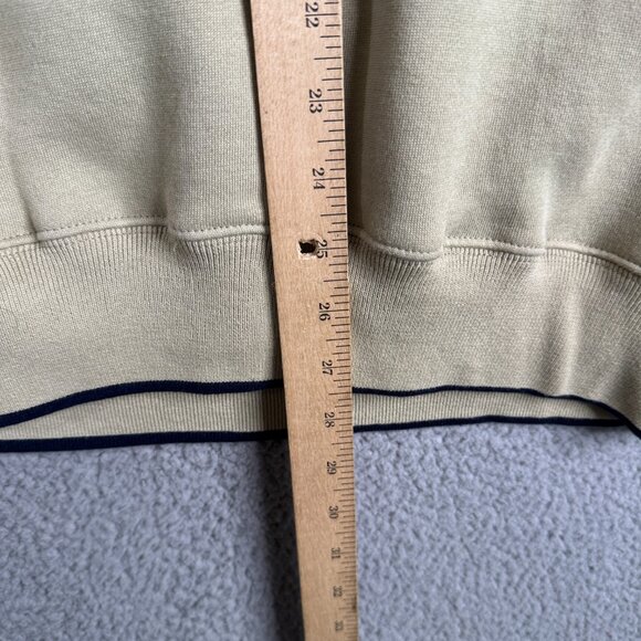 Vintage Sweater Mens Size Large Beige Golf Grandpa Embroidered Crew Neck Fleece - Picture 10 of 15